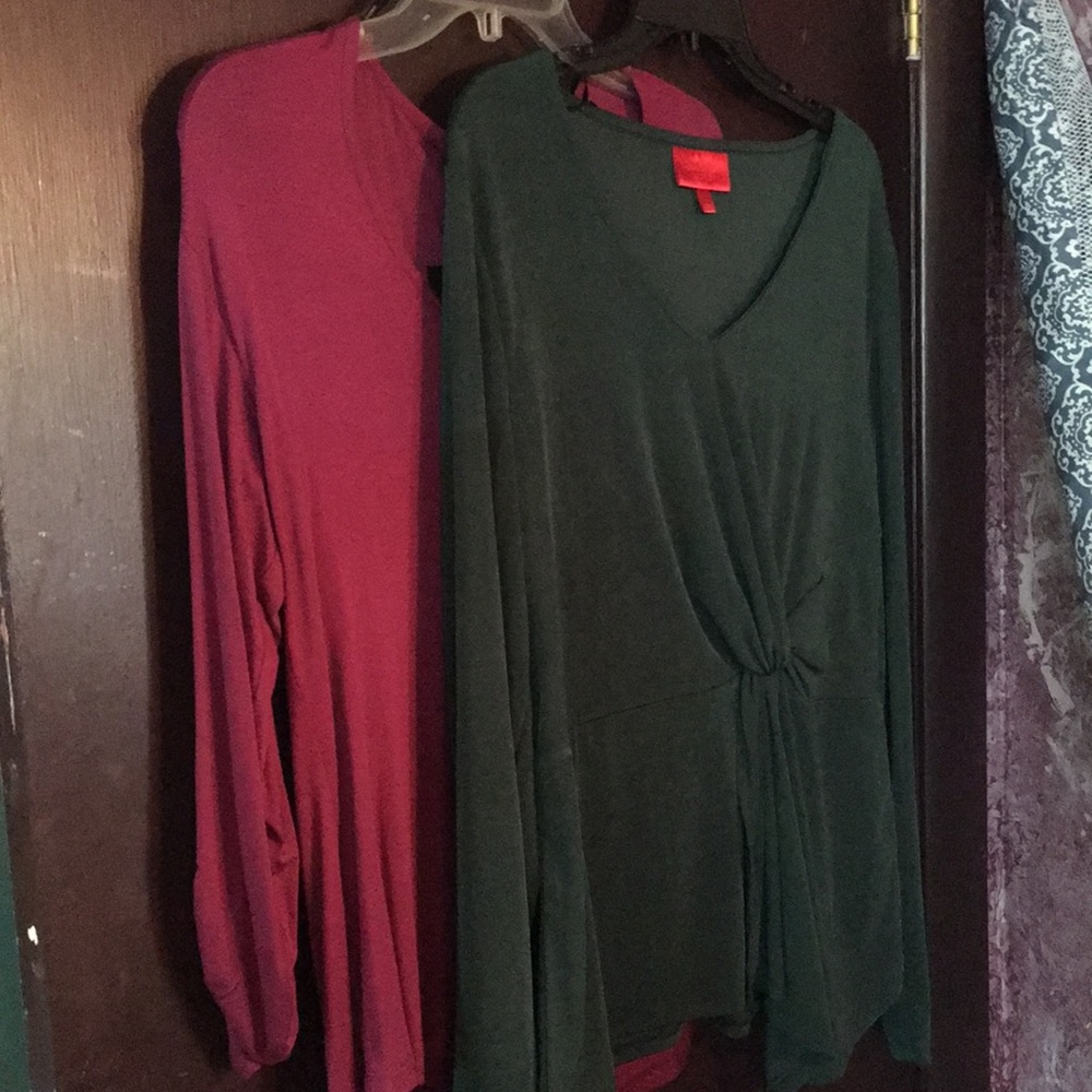 Two brand new shirts nice fall colors